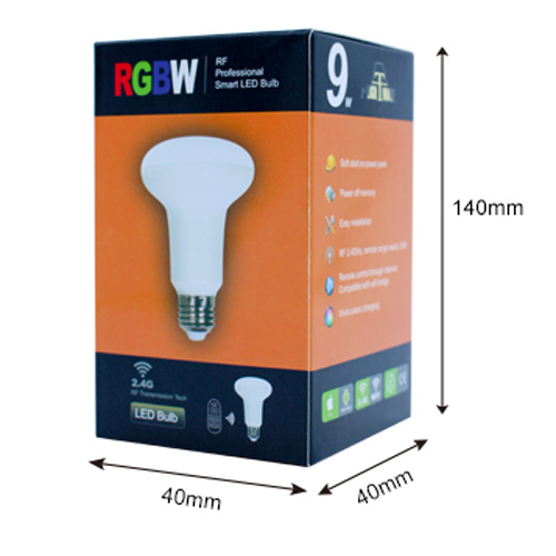 ampoule led RGBW 9W RF AMRGBW9W8012 pic5