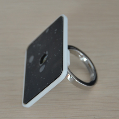 2 Anneaux Pour Téléphone Portable 32 Mm - Pivotant 180°, En Alliage De Zinc, Avec Adhésif Puissant