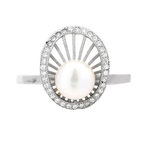 bague femme argent perle 8100960 pic2