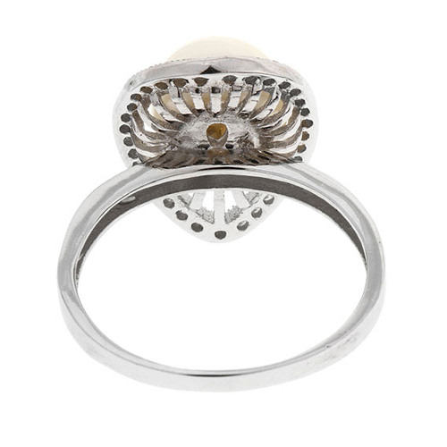 bague femme argent perle 8100961 pic4