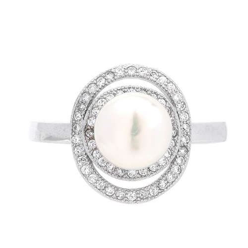 bague femme argent perle 8100964 pic2