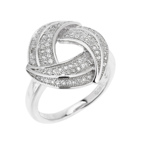 bague femme argent zirconium 8100050