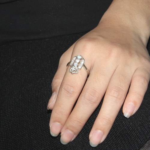 bague femme argent zirconium 8100052 pic5