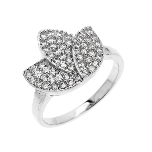 bague femme argent zirconium 8100055