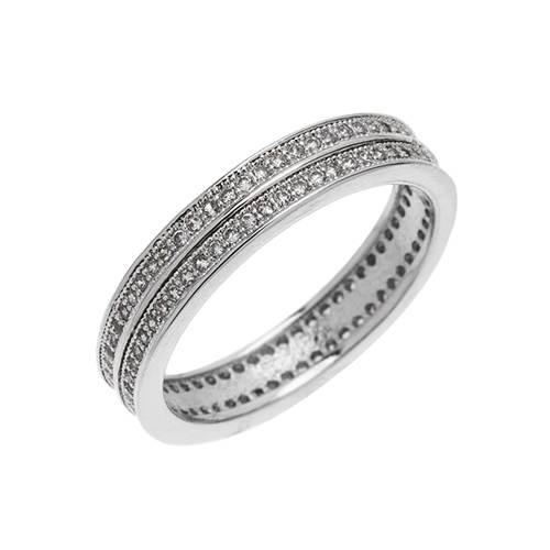 bague femme argent zirconium 8100056