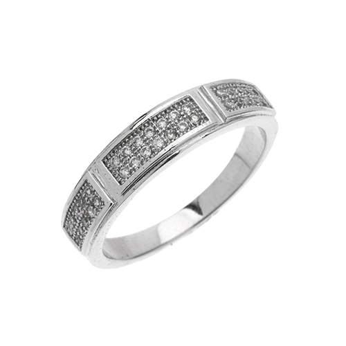 bague femme argent zirconium 8100058