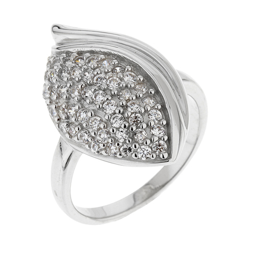 bague femme argent zirconium 8100064