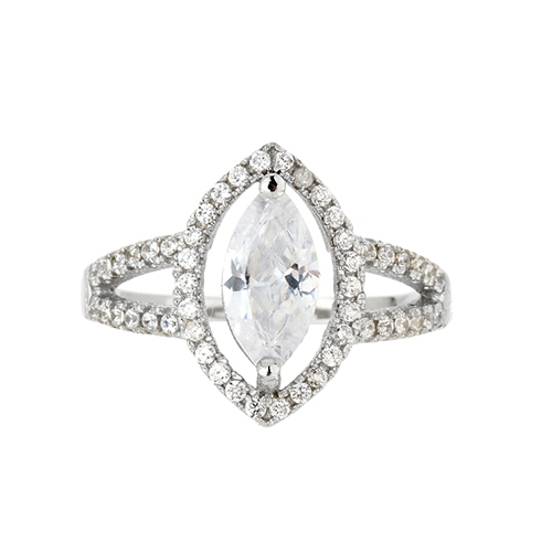 bague femme argent zirconium 8100065 pic2
