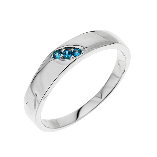 bague femme argent zirconium 8100073