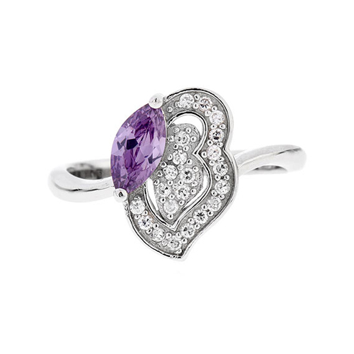 bague femme argent zirconium 8100311 pic2
