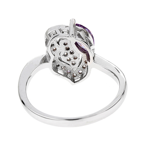 bague femme argent zirconium 8100311 pic4
