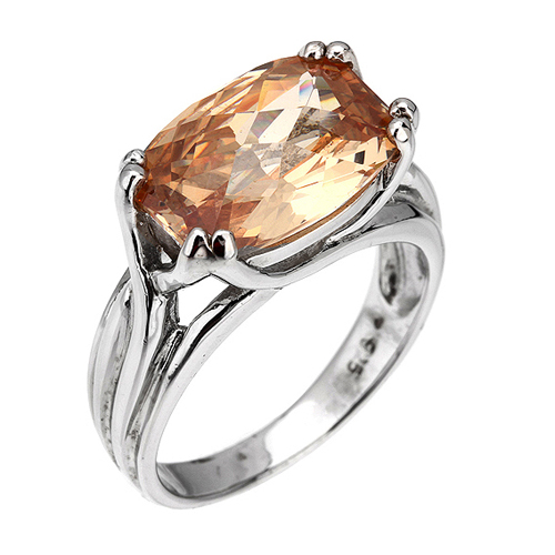 bague femme argent zirconium 8100336