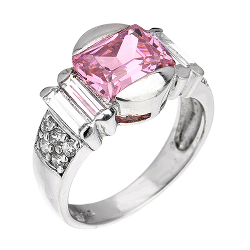 bague femme argent zirconium 8100339