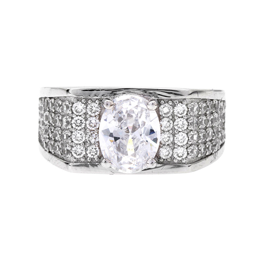 bague femme argent zirconium 8100351 pic2