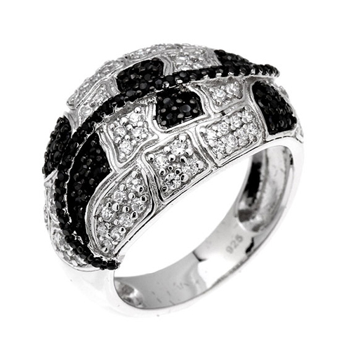 bague femme argent zirconium 8100353