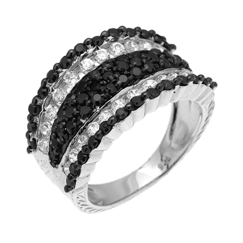 bague femme argent zirconium 8100354