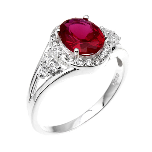 bague femme argent zirconium 8100361