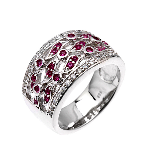 bague femme argent zirconium 8100362