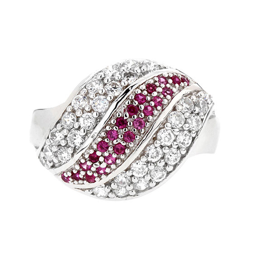 bague femme argent zirconium 8100363 pic2