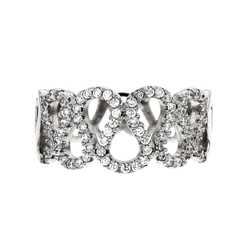 bague femme argent zirconium 8100367 pic2