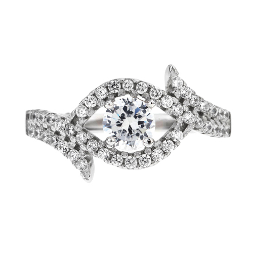 bague femme argent zirconium 8100374 pic2