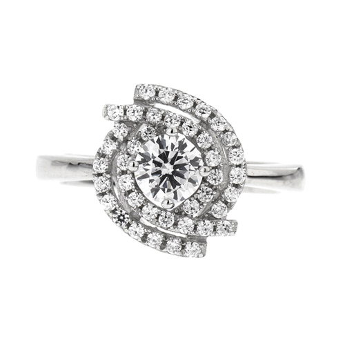 bague femme argent zirconium 8100375 pic2