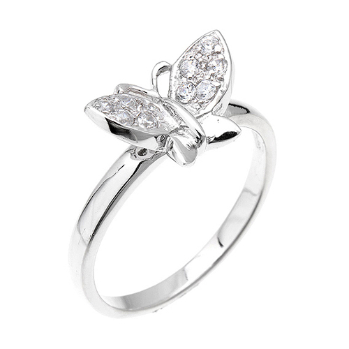 bague femme argent zirconium 8100380