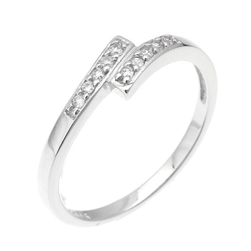 bague femme argent zirconium 8100384