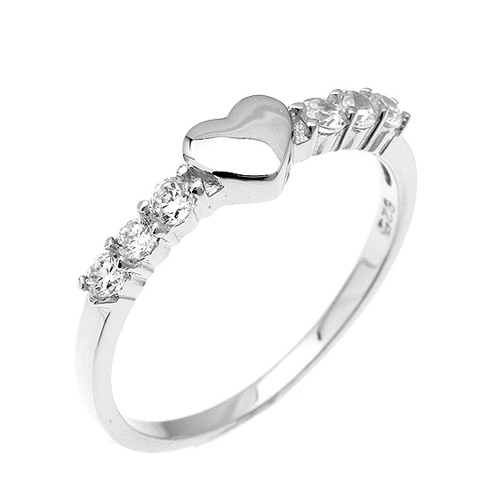 bague femme argent zirconium 8100386