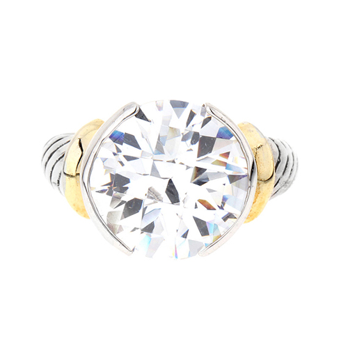 bague femme argent zirconium 8100399 pic2