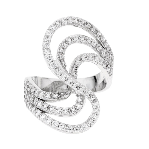 bague femme argent zirconium 8100411 pic2