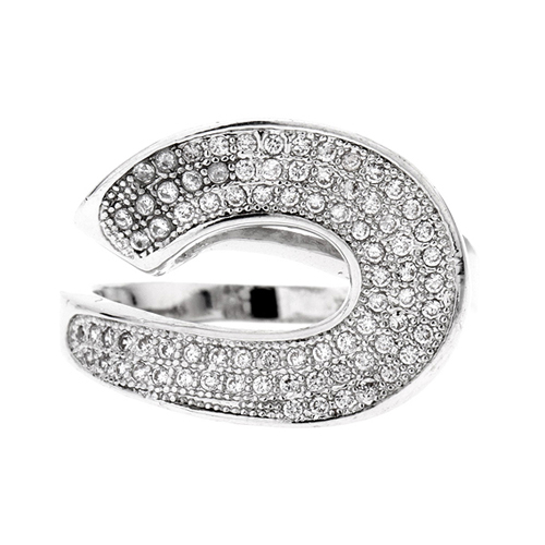 bague femme argent zirconium 8100415 pic2