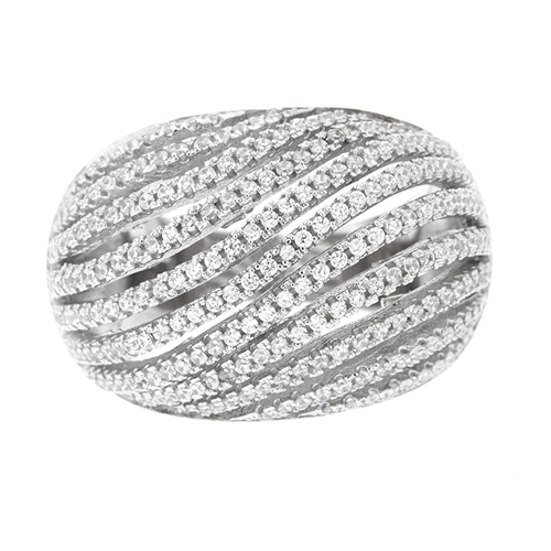 bague femme argent zirconium 8100423 pic2