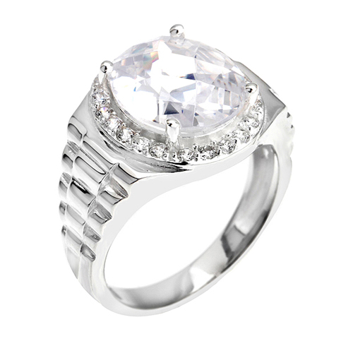 bague femme argent zirconium 8100427