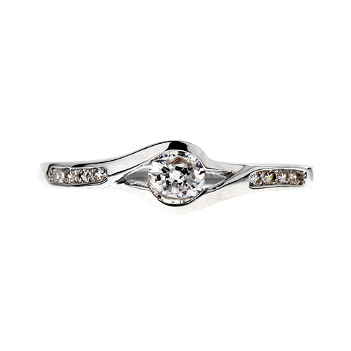 bague femme argent zirconium 8100429 pic2