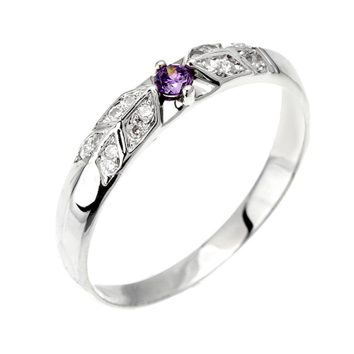 bague femme argent zirconium 8100431