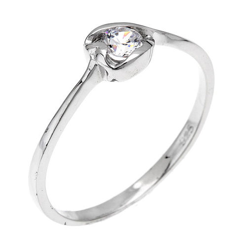 bague femme argent zirconium 8100435