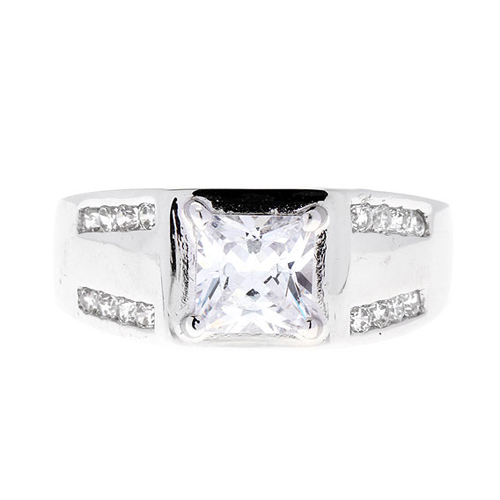 bague femme argent zirconium 8100436 pic2