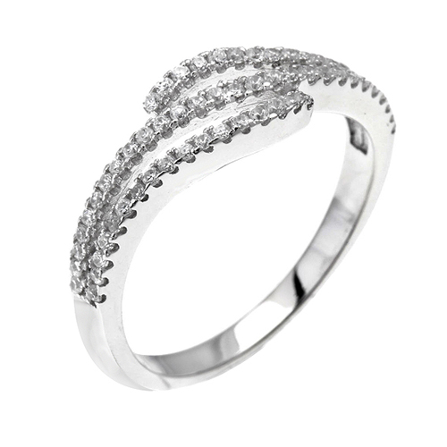 bague femme argent zirconium 8100440