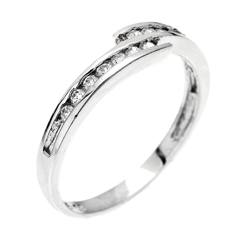 bague femme argent zirconium 8100442