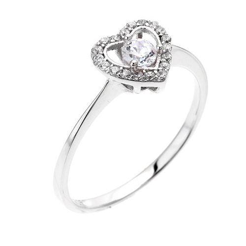 bague femme argent zirconium 8100447