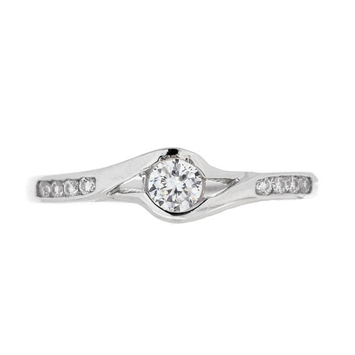 bague femme argent zirconium 8100450 pic2