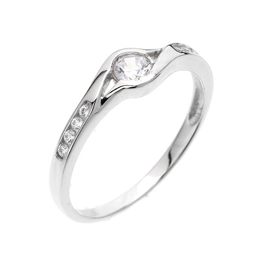 bague femme argent zirconium 8100450