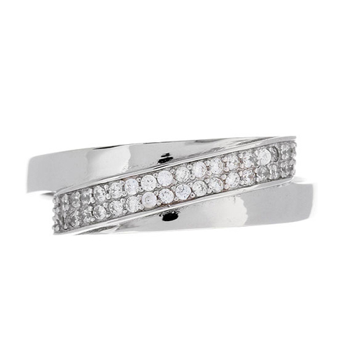 bague femme argent zirconium 8100457 pic2