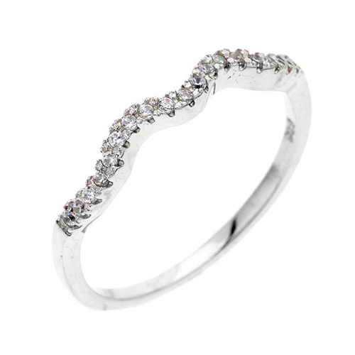 bague femme argent zirconium 8100471