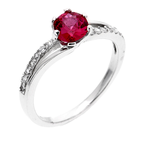 bague femme argent zirconium 8100472