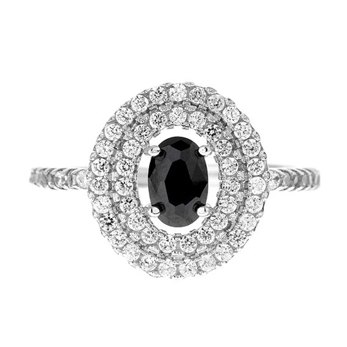 bague femme argent zirconium 8100478 pic2