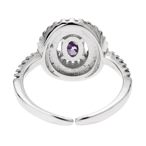 bague femme argent zirconium 8100480 pic4