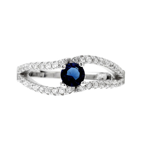 bague femme argent zirconium 8100503 pic2