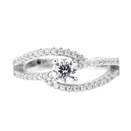 bague femme argent zirconium 8100512 pic2